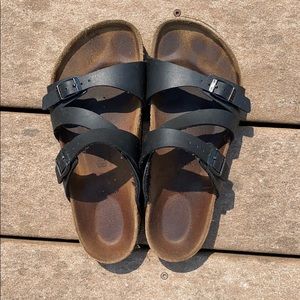 Black Strap Birkenstocks